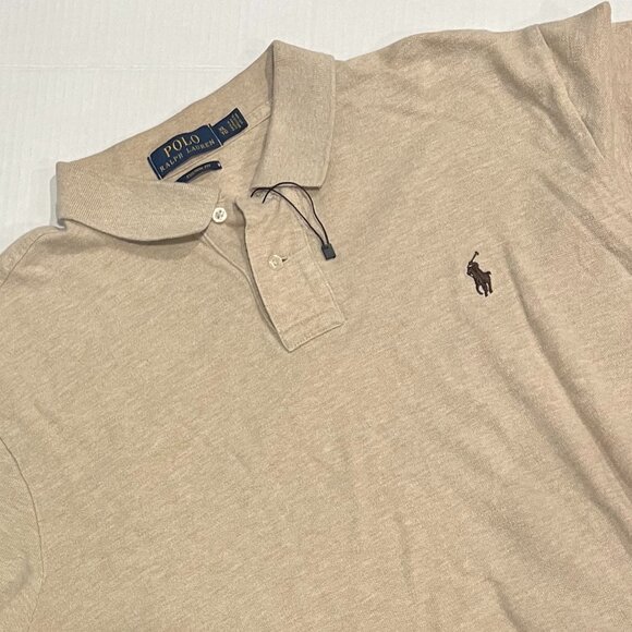 Polo Ralph Lauren Other - NEW WITHOUT TAGS Polo Ralph Lauren Men's Custom Fit Tan XL Short Sleeve Polo